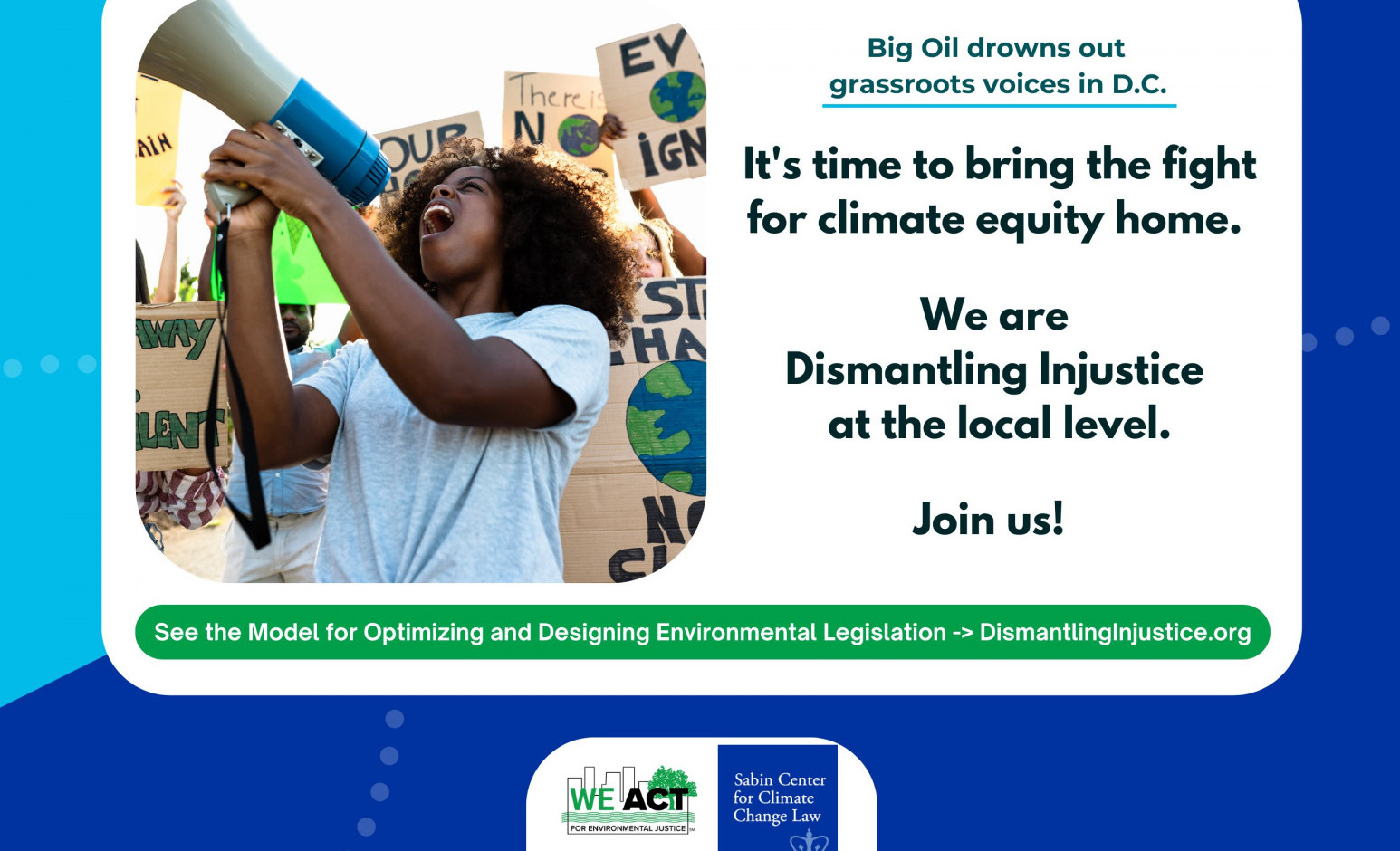 "dismantling injustice" 