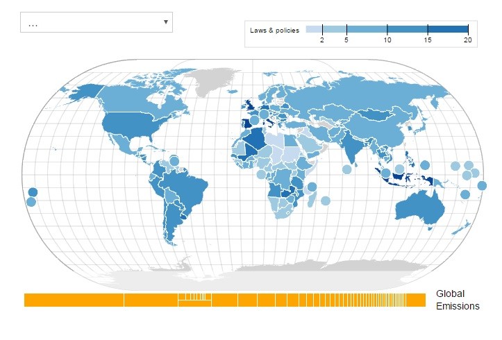 Climate Change Laws Of The World Screenshot