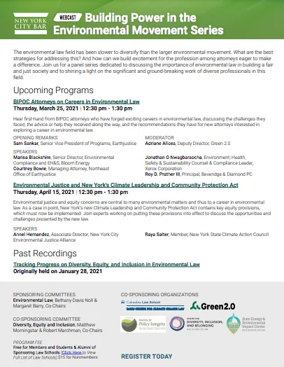 "Environmental Movement Series"
