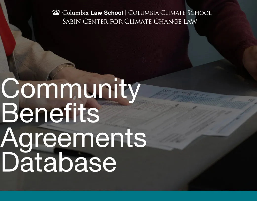Community Benefits Agreements Database 