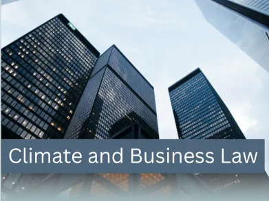 "climate law and business" 