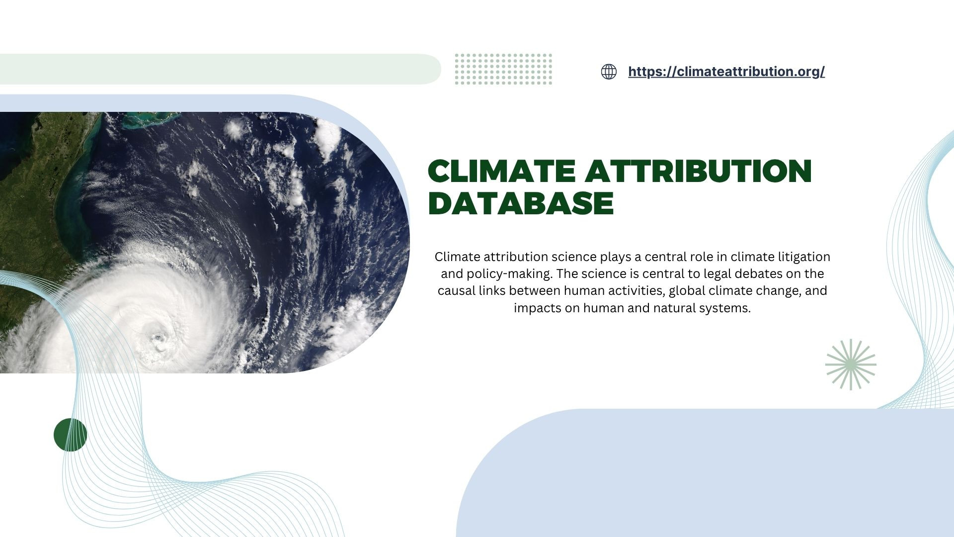 "climate attribution database" 