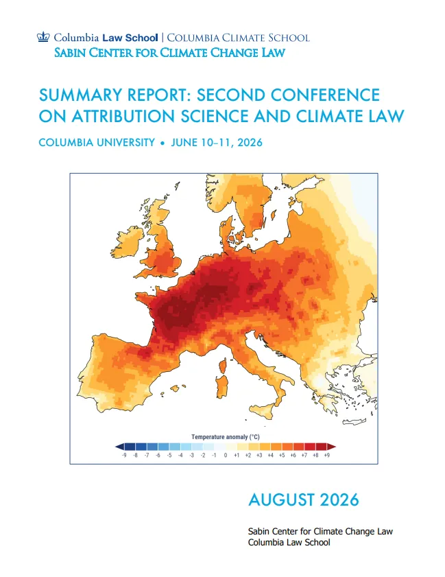 "conference on climate attribution" 