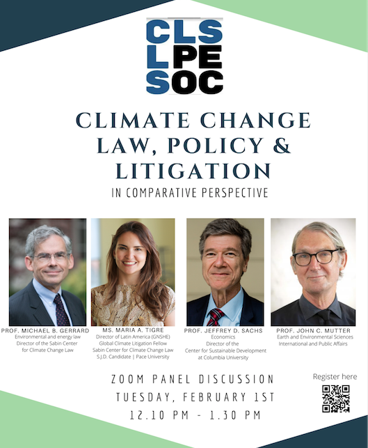 "Climate Change Law, policy & litigation"