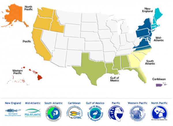 Pacific Fisheries Management Area maps, Pacific Region